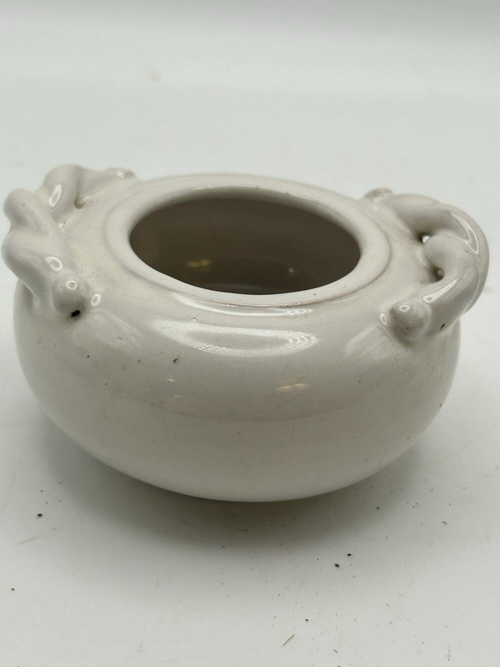 Little Potpourri Bowl. Made In Debts Italy. Vintage. Braided Handles.
